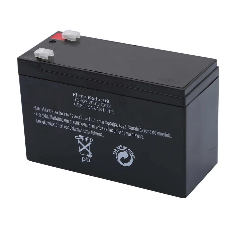 AX12-7 12V 7Ah Akü görsel 3