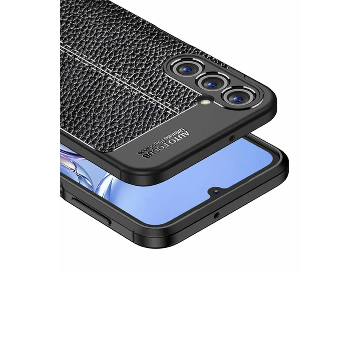 Samsung Galaxy A05s Kılıf Auto Focus Kapak - Siyah görsel 3