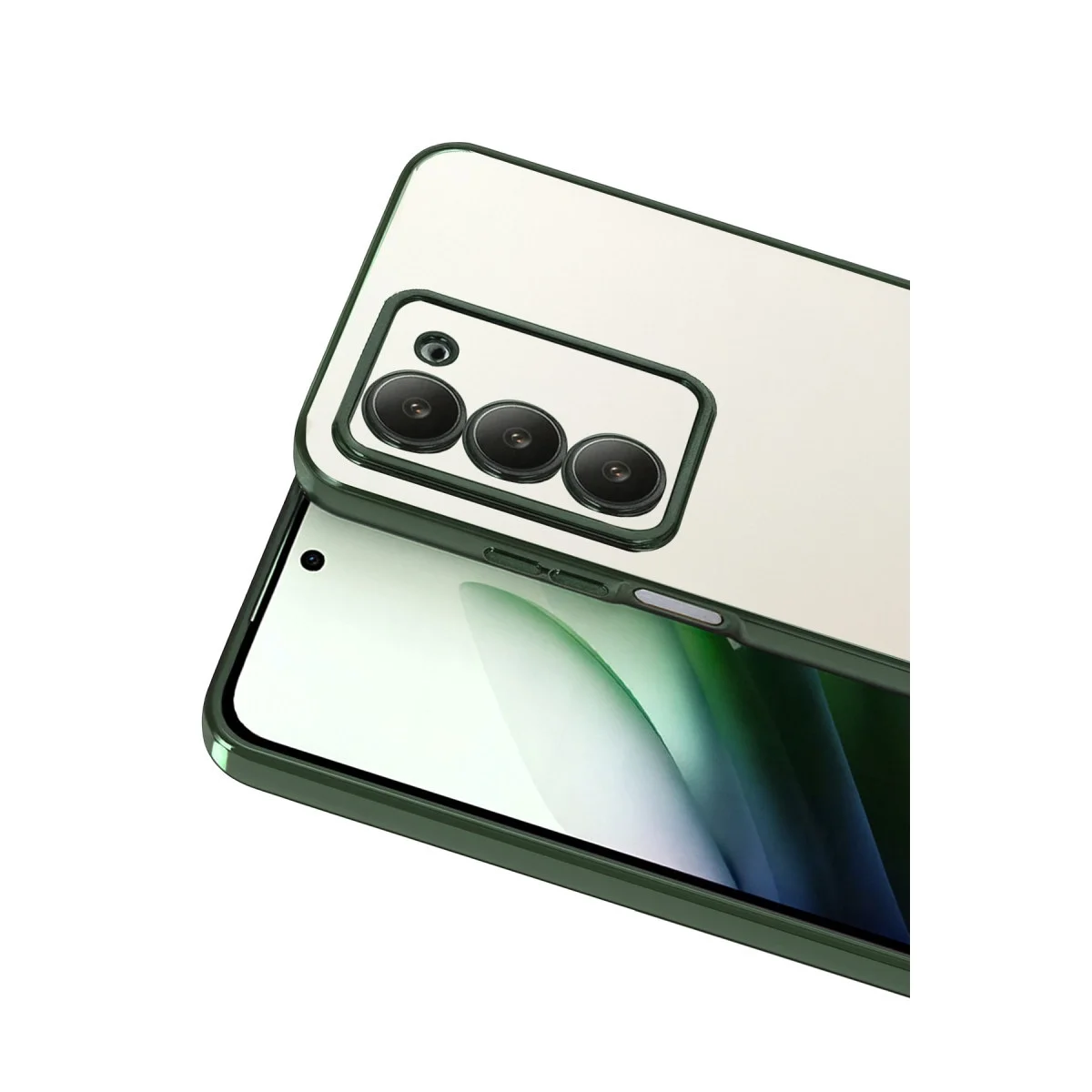 Xiaomi Redmi 15 4g Razer Lensli Silikon - Yeşil görsel 2