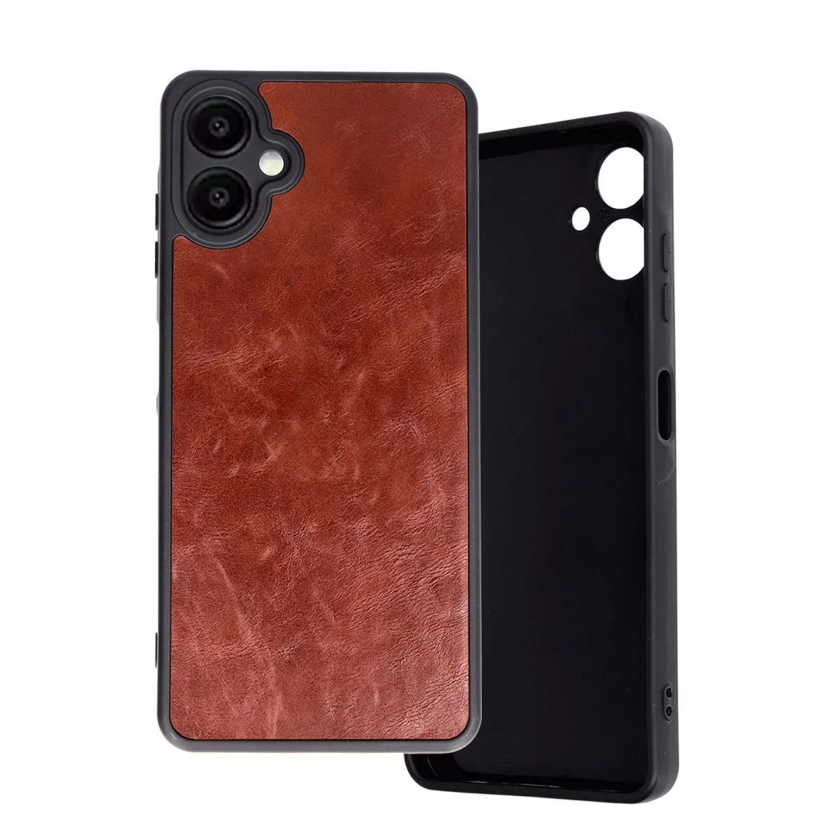 Samsung Galaxy A06 Kılıf Aras Deri Kapak - Bordo görsel 2