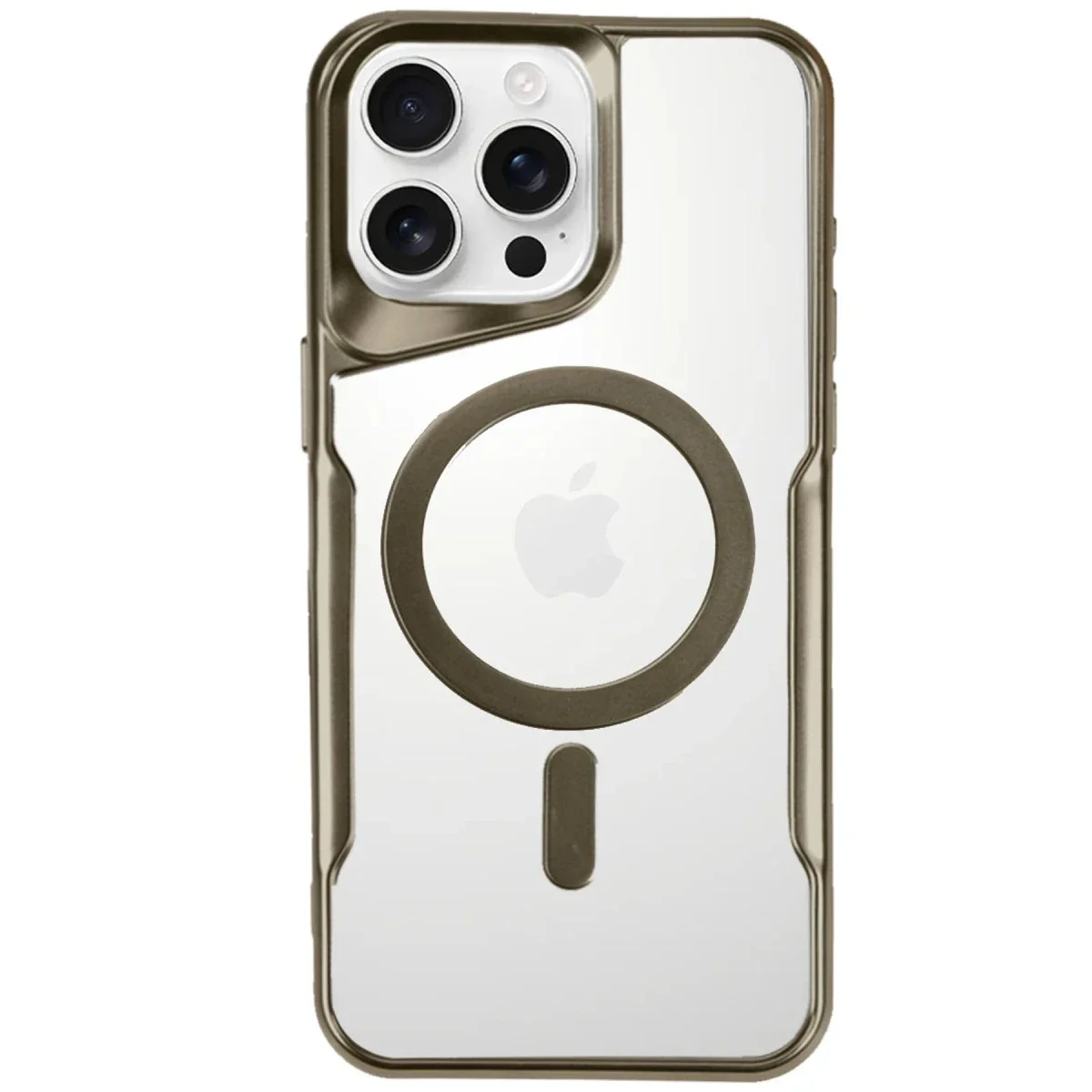 Apple iPhone 16 Pro Kılıf Boyi Magsafe Silikon Kapak - Desert