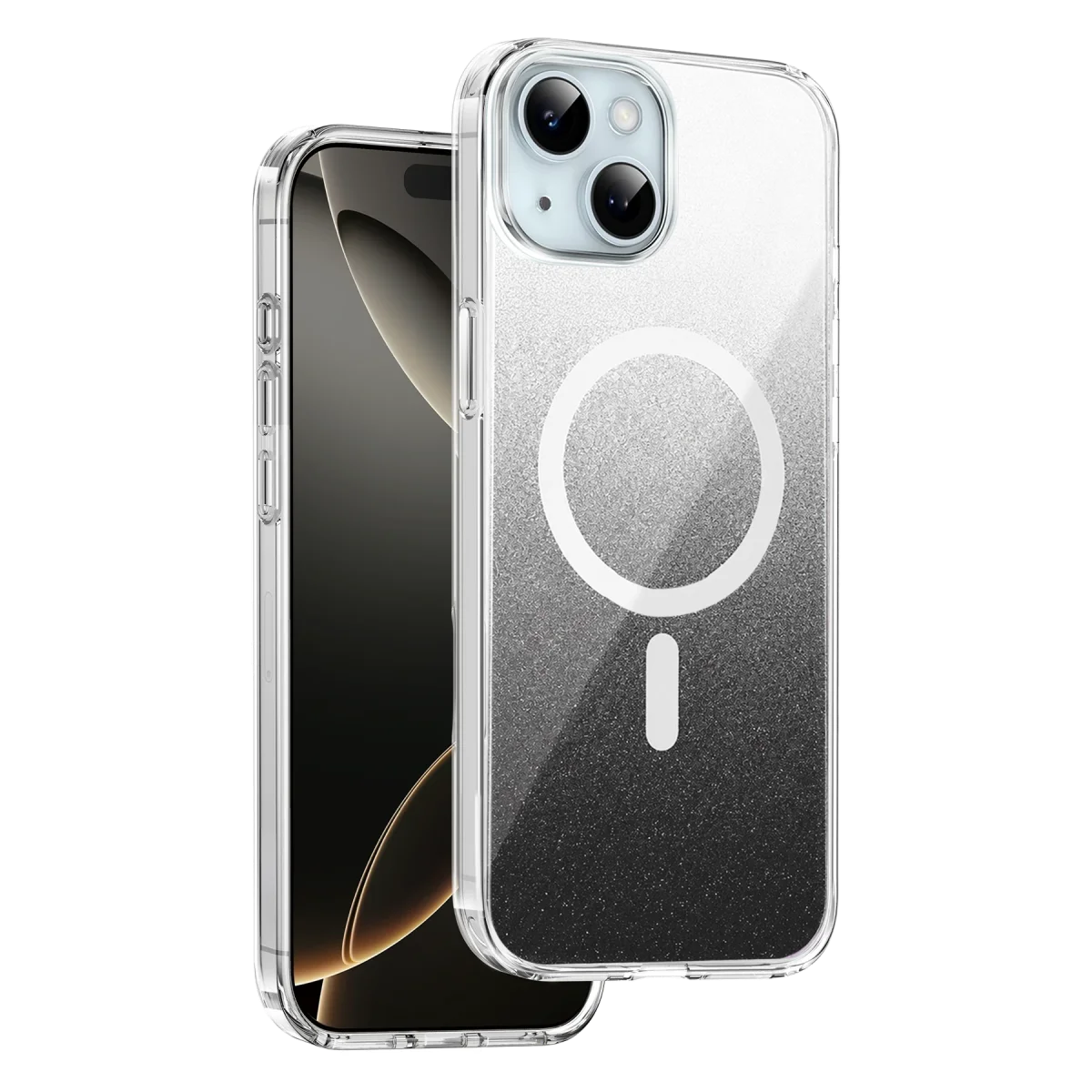 Onegif Apple iPhone 15 Sora Simli Magsafe Kapak - Siyah