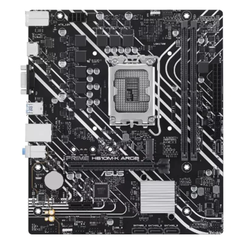 Prıme H610M-K Argb DDR5 5600MHZ 1XVGA 1XHDMI 1XM.2 Usb 3.2 Matx 1700P (12./ 13. Ve 14. Nesil İşlemci Uyumlu) görsel 2