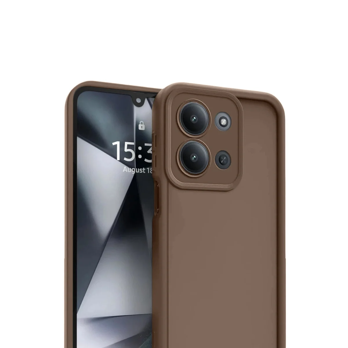 Xiaomi Redmi 15c 4g Viera Silikon - Kahverengi görsel 3