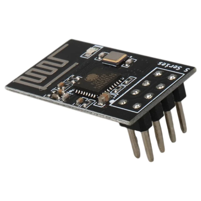 ESP-01S ESP8285 WiFi Seri Haberleşme Modülü Kablosuz Veri Aktarım Kartı görsel 3