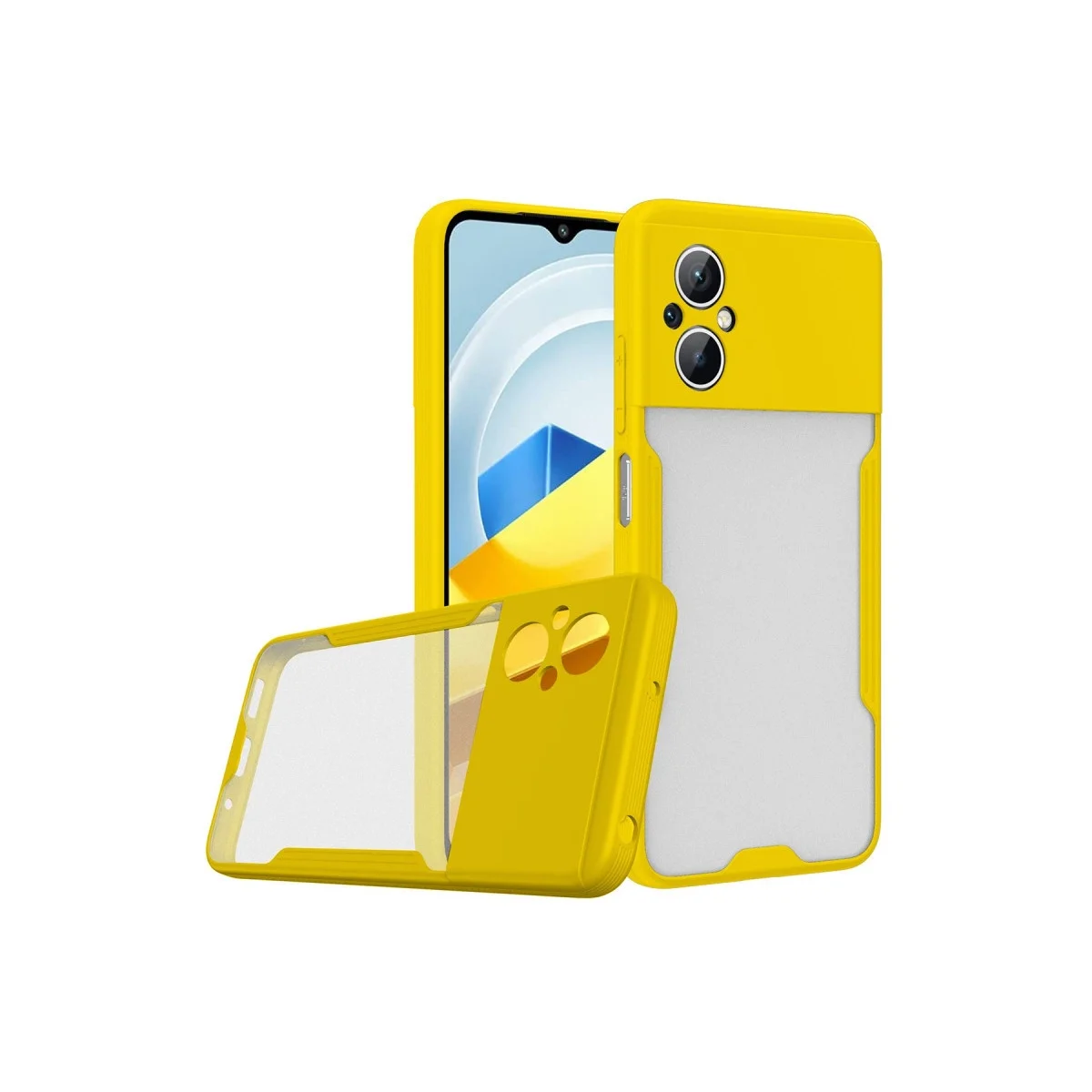 Xiaomi Poco M5 Kılıf Platin Silikon - Siyah görsel 2