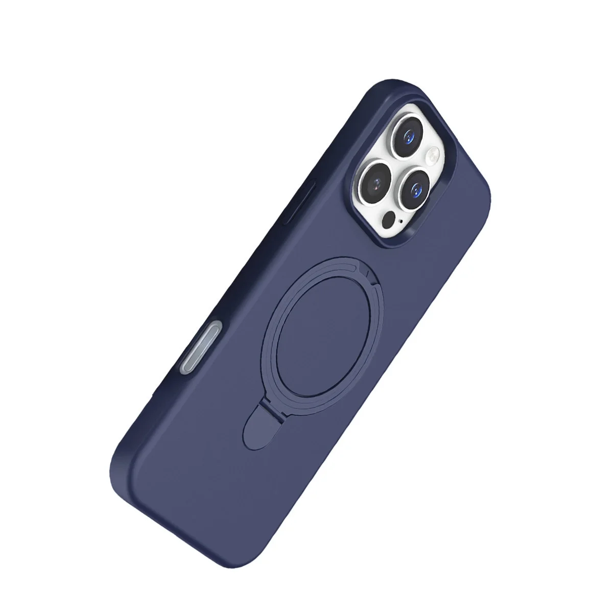 Apple İphone 16 Pro Max Regal Magsafe Standlı Kapak - Lacivert görsel 3