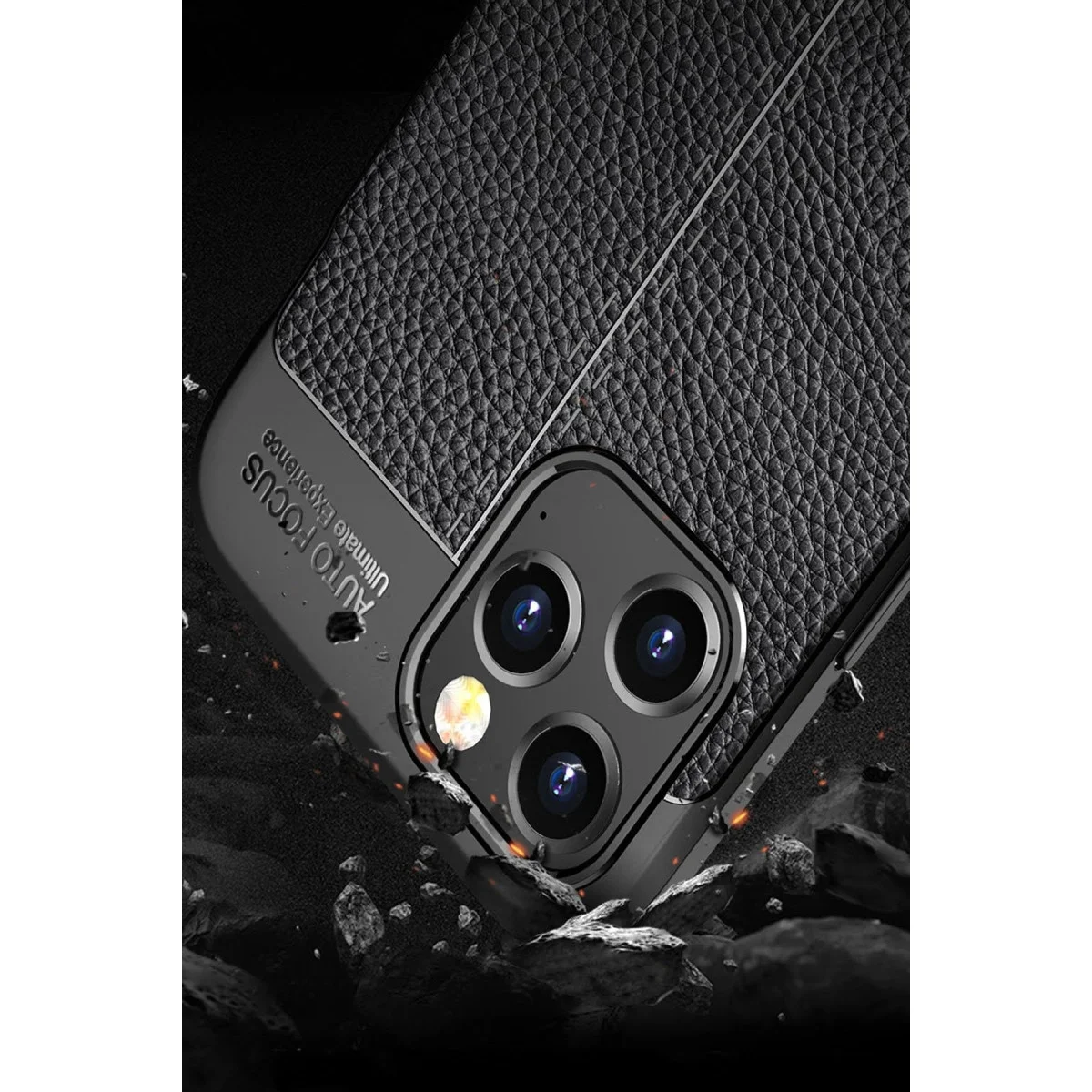 Apple İphone 12 Pro Kılıf Auto Focus Kapak - Lacivert görsel 3