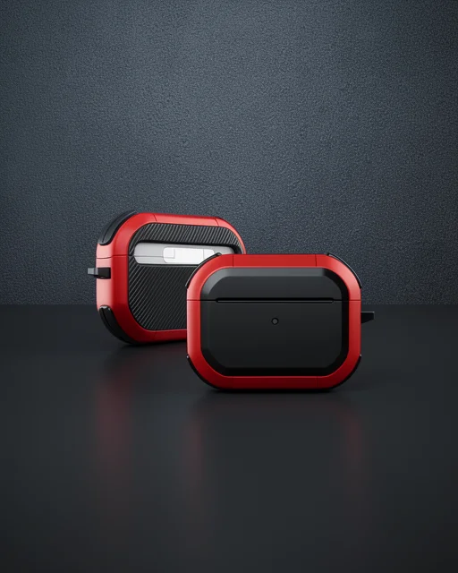Apple Airpods 3 (3.nesil) Tank Kılıf - Kırmızı