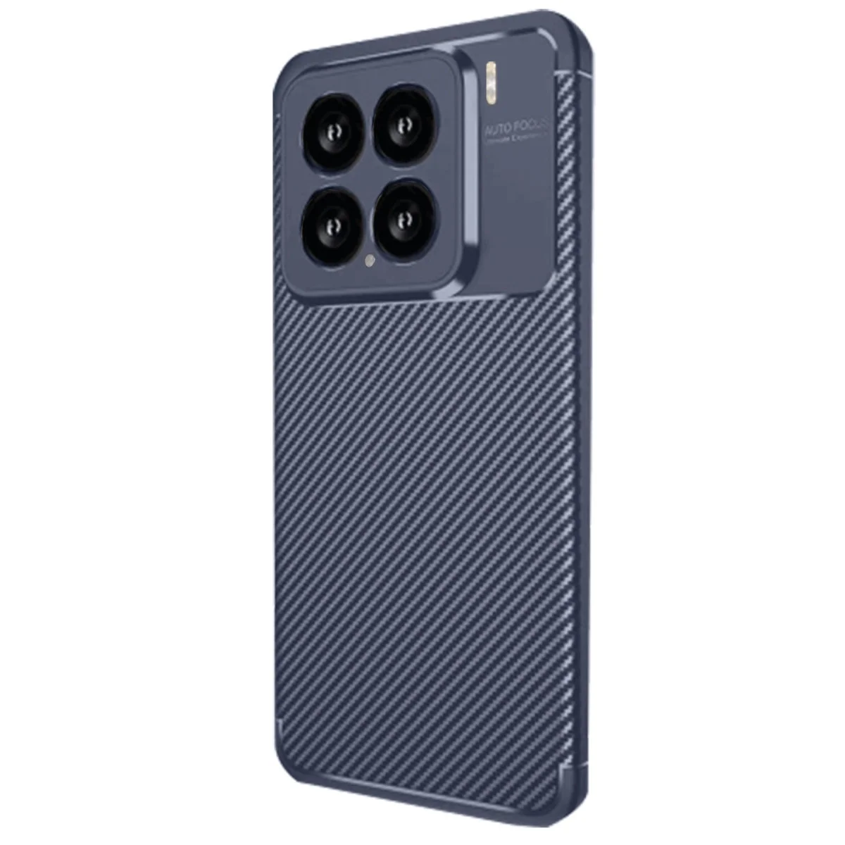 Xiao 15 Kılıf Auto Focus Karbon Kapak - Lacivert