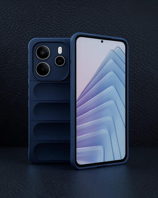 Xiaomi Redmi Note 14 4g Kılıf Optimum Silikon - Lacivert