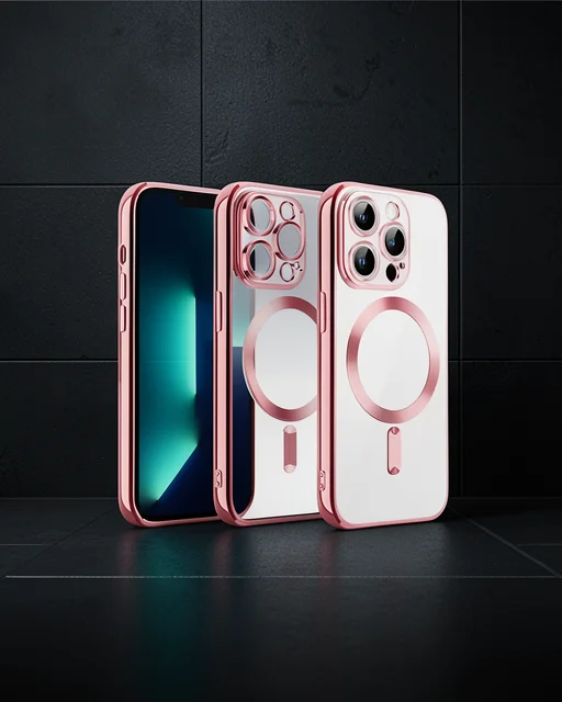 Apple İphone 12 Pro Kılıf Kross Magneticsafe Kapak - Rose