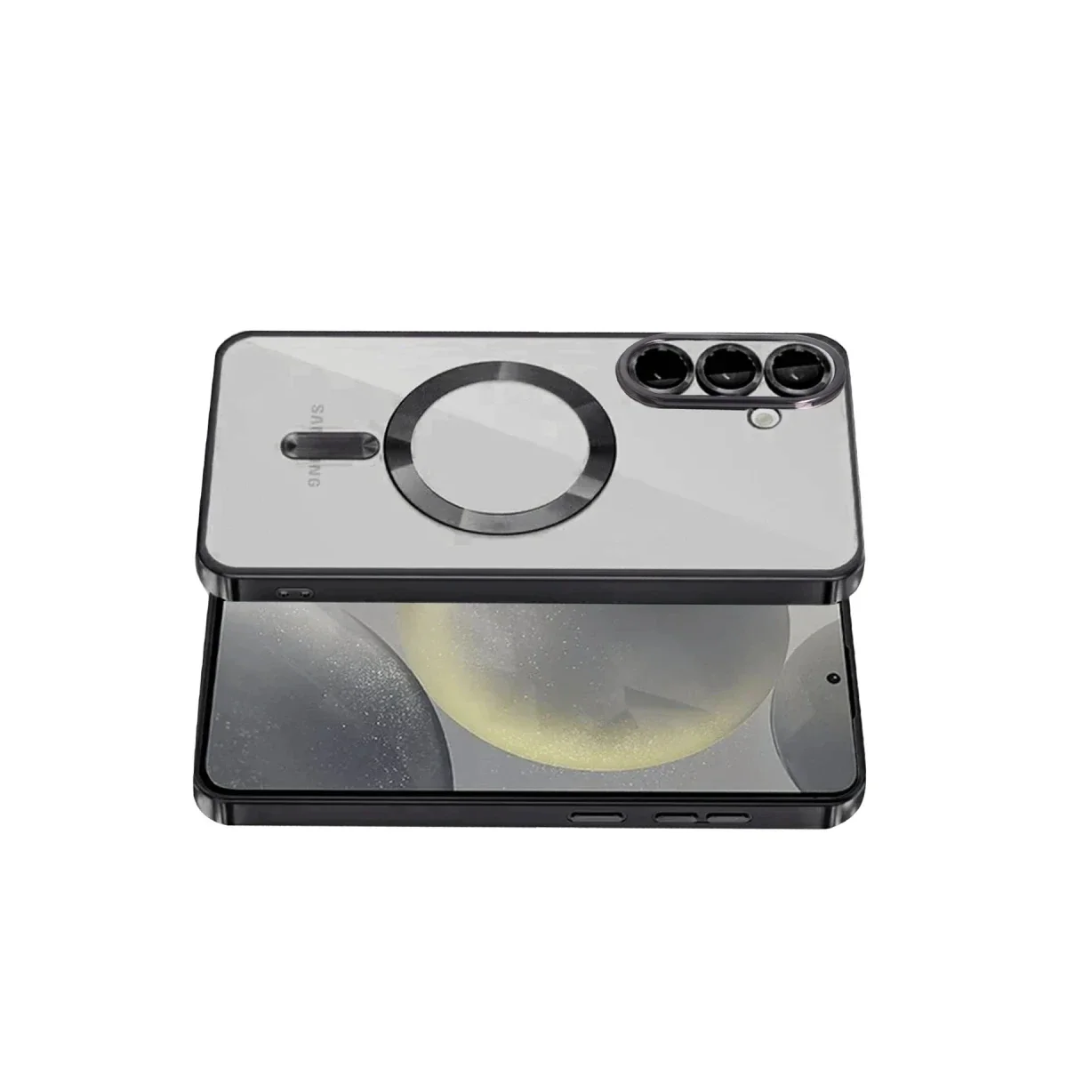 Samsung Galaxy A57 5G Kross Magneticsafe Kapak - Siyah görsel 3