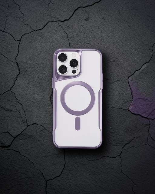 Apple İphone 14 Pro Kılıf Boyi Magsafe Silikon Kapak - Derin Mor