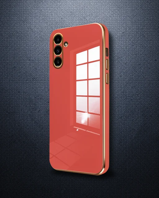 Samsung Galaxy M15 Kılıf Volet Silikon - Kırmızı