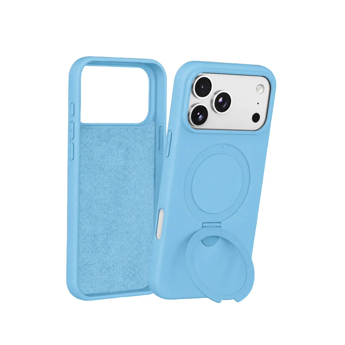 Apple İphone 18 Pro Max Regal Magsafe Standlı Kapak - Sierra Blue görsel 3