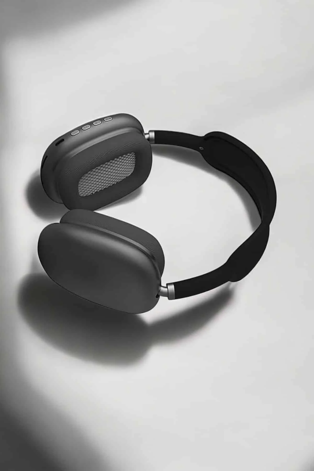 P9 Plus Hi-fi Ses Kalitesi Ayarlanabilir krofonlu Bluetooth Kulaklık Siyah görsel 3