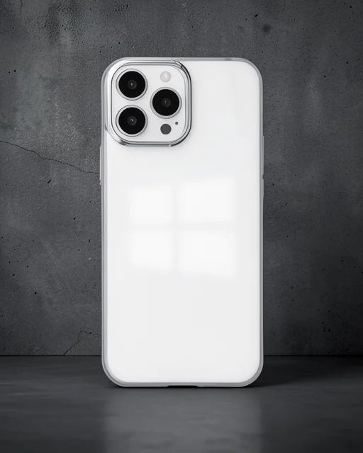 Apple İphone 13 Pro Kılıf Element Silikon - Gümüş