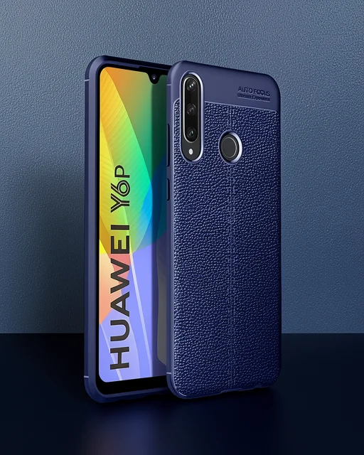 Huawei Y6p Kılıf Auto Focus Kapak - Lacivert