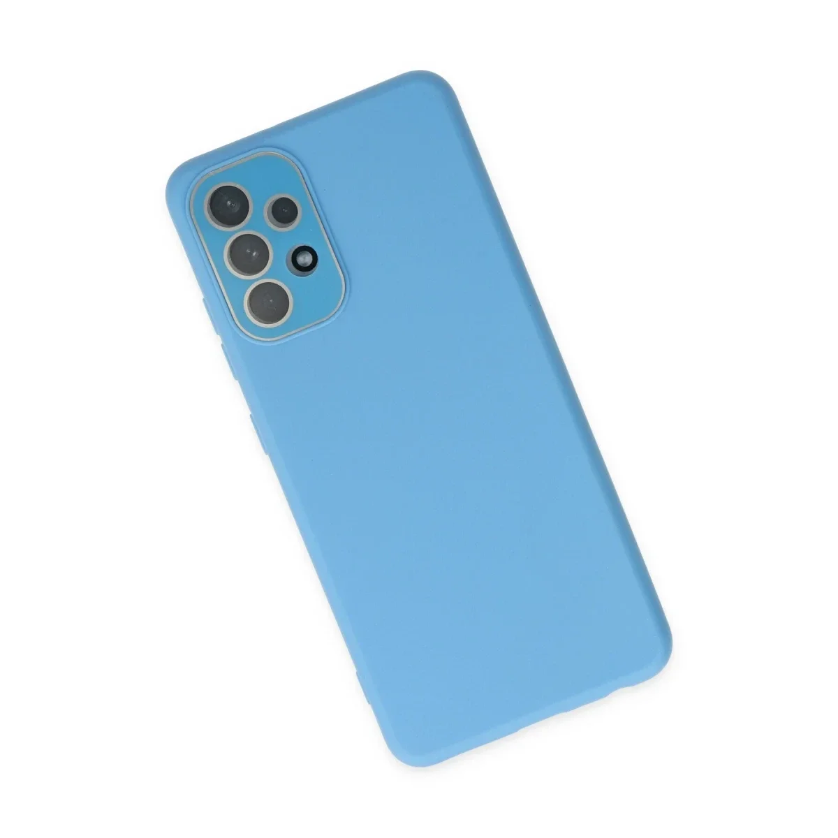 Samsung Galaxy A53 5G Kılıf Lansman Glass Kapak - Mavi görsel 3