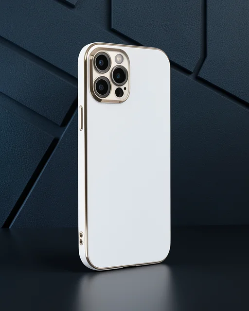 Apple İphone 12 Pro Max Kılıf Volet Silikon - Beyaz
