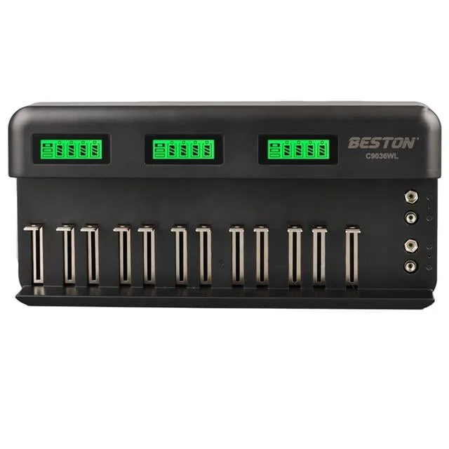 Beston C9036wl AA/AAA/9v/C Boy/Dboy/Ni-Mh/Ni-Cd/9v/Lityum Pil Lcd Ekranlı Hızlı Şarj Cihazı görsel 2
