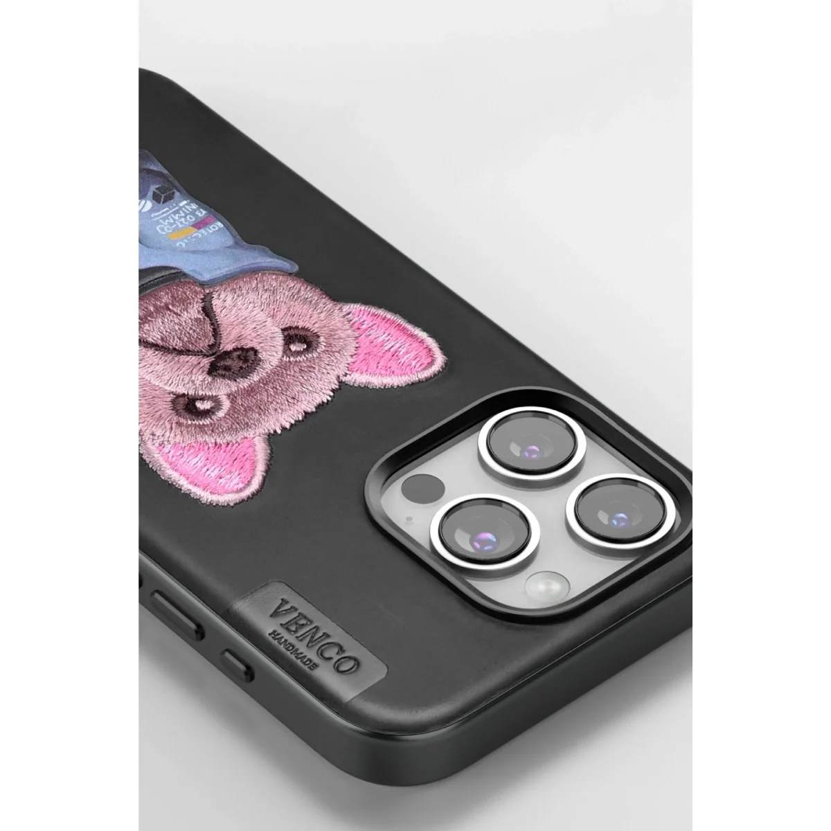 Venco Apple İphone 15 Pro Cute Desenli Kapak - Siyah görsel 4
