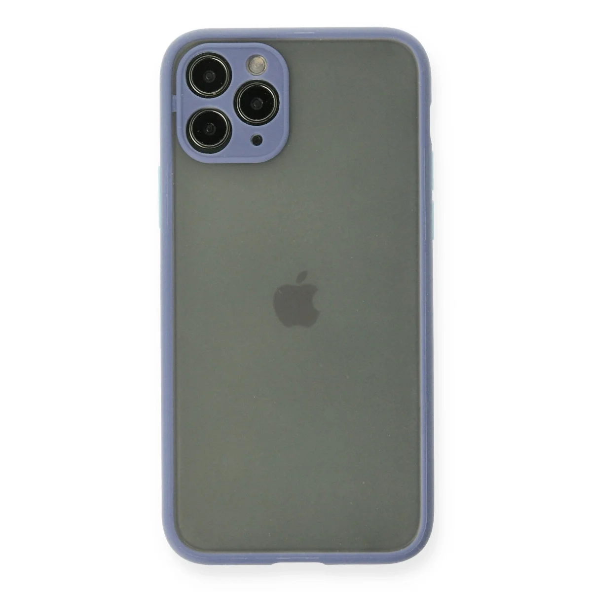 Apple İphone 11 Pro Kılıf Montreal Silikon Kapak - Gri