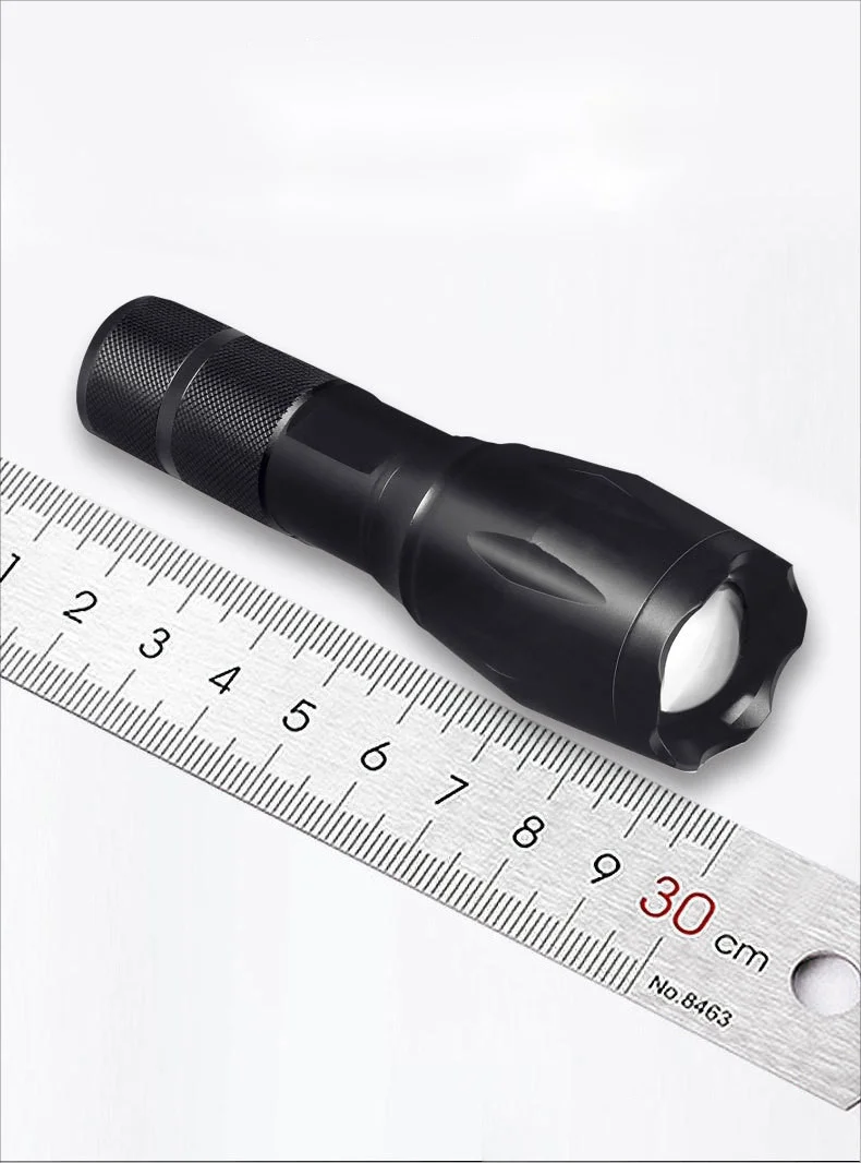 Gold Orion Km-108 T6 Led Şarjlı El Feneri 5 Modlu 200 Metre Işık Mesafesi görsel 3