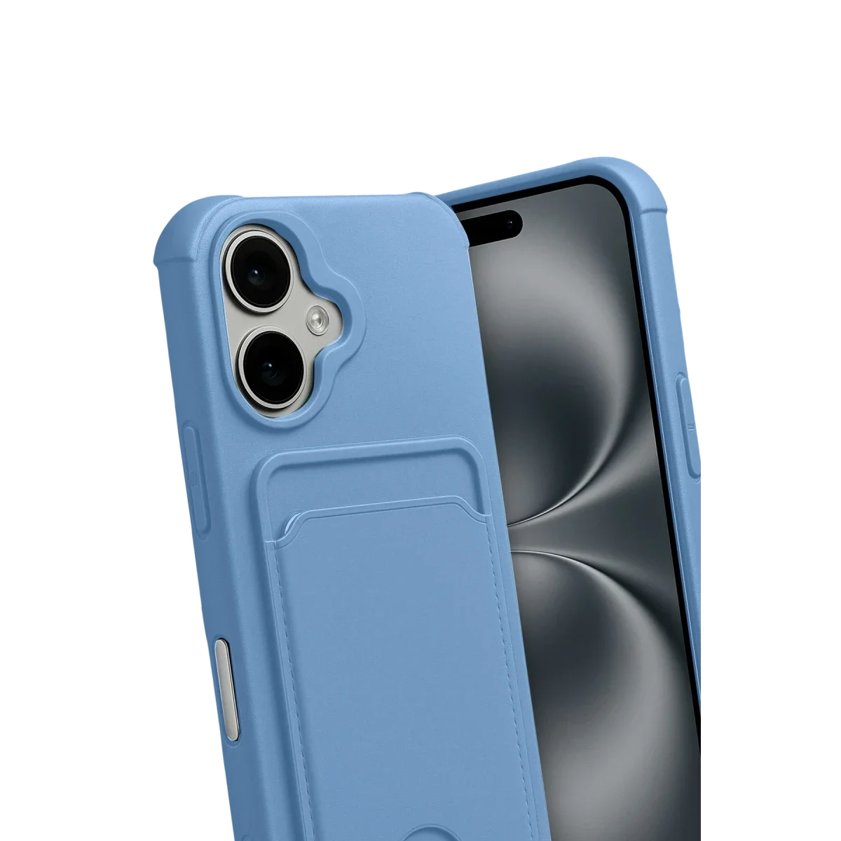Apple iPhone 17 Kelvin Kartvizitli Silikon - Mavi görsel 3