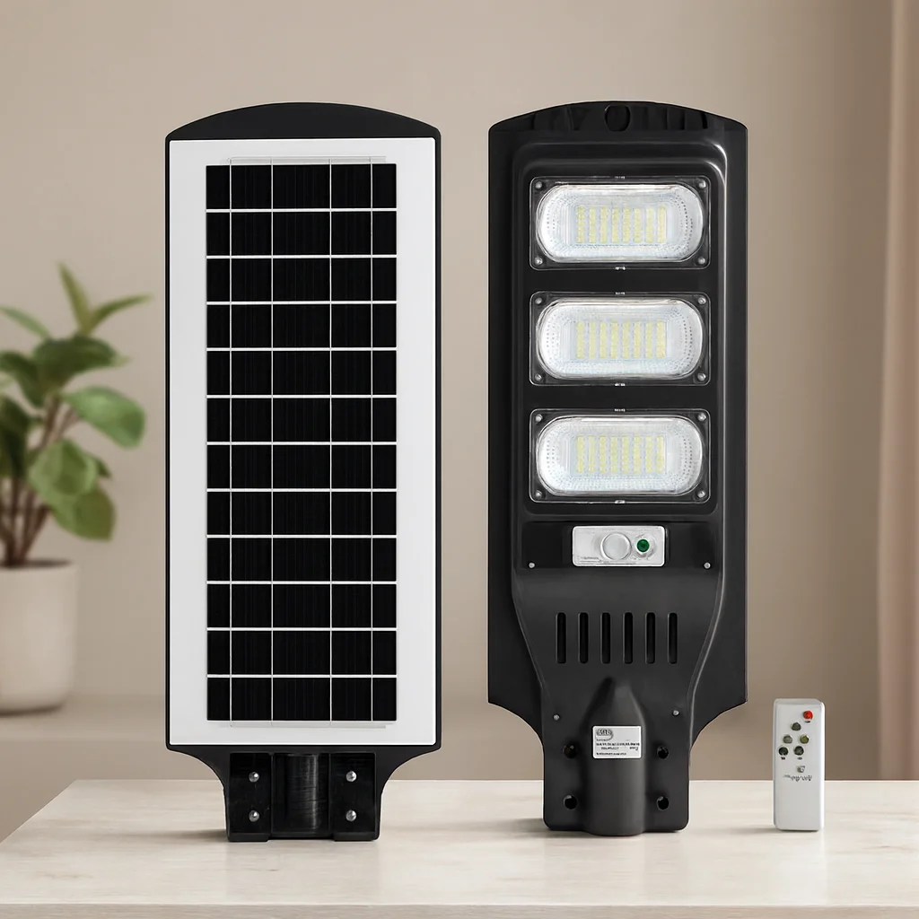 300W 6500K Solar Sokak Lambası Sensörlü