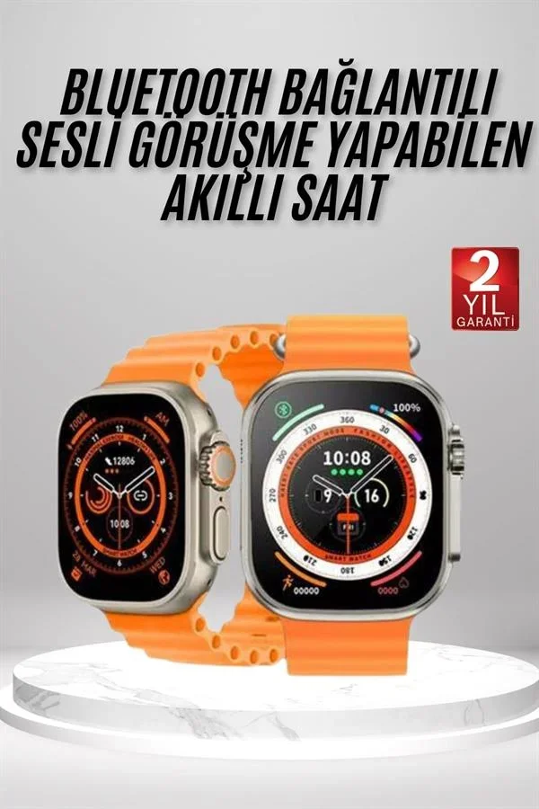 Yeni Nesil Ultra Akıllı Saat Adımsayar Uyku Takibi Nabız Sensörü Yeni Nesil görsel 2