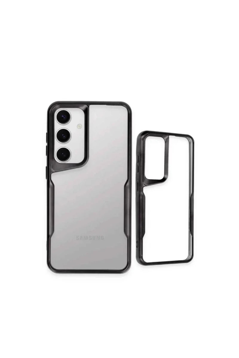 Samsung Galaxy A35 5G Kılıf Boyi Silikon Kapak - Siyah görsel 3