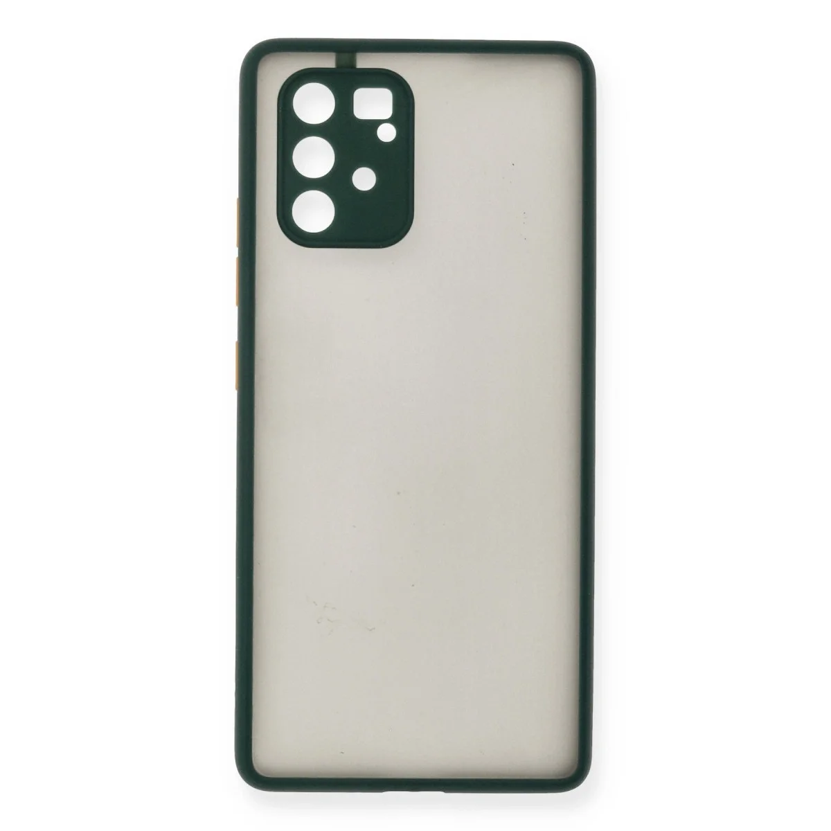 Samsung Galaxy A91 / S10 Lite Kılıf Montreal Silikon Kapak - Yeşil görsel 2