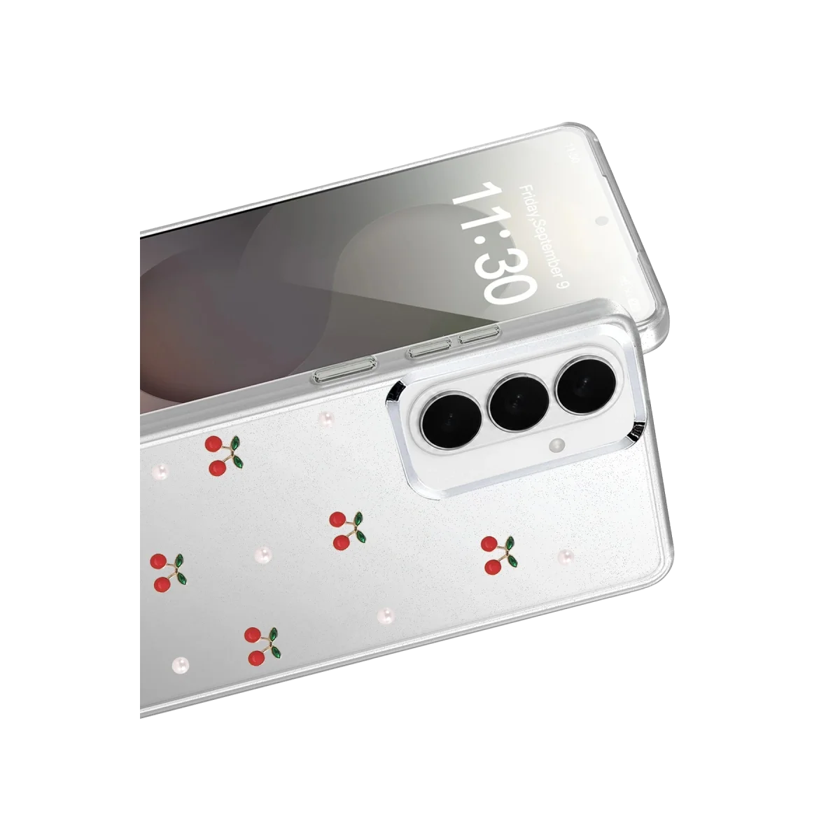 Samsung Galaxy S26 Plus Fiyonk Desenli Kapak - Desen 9 görsel 2