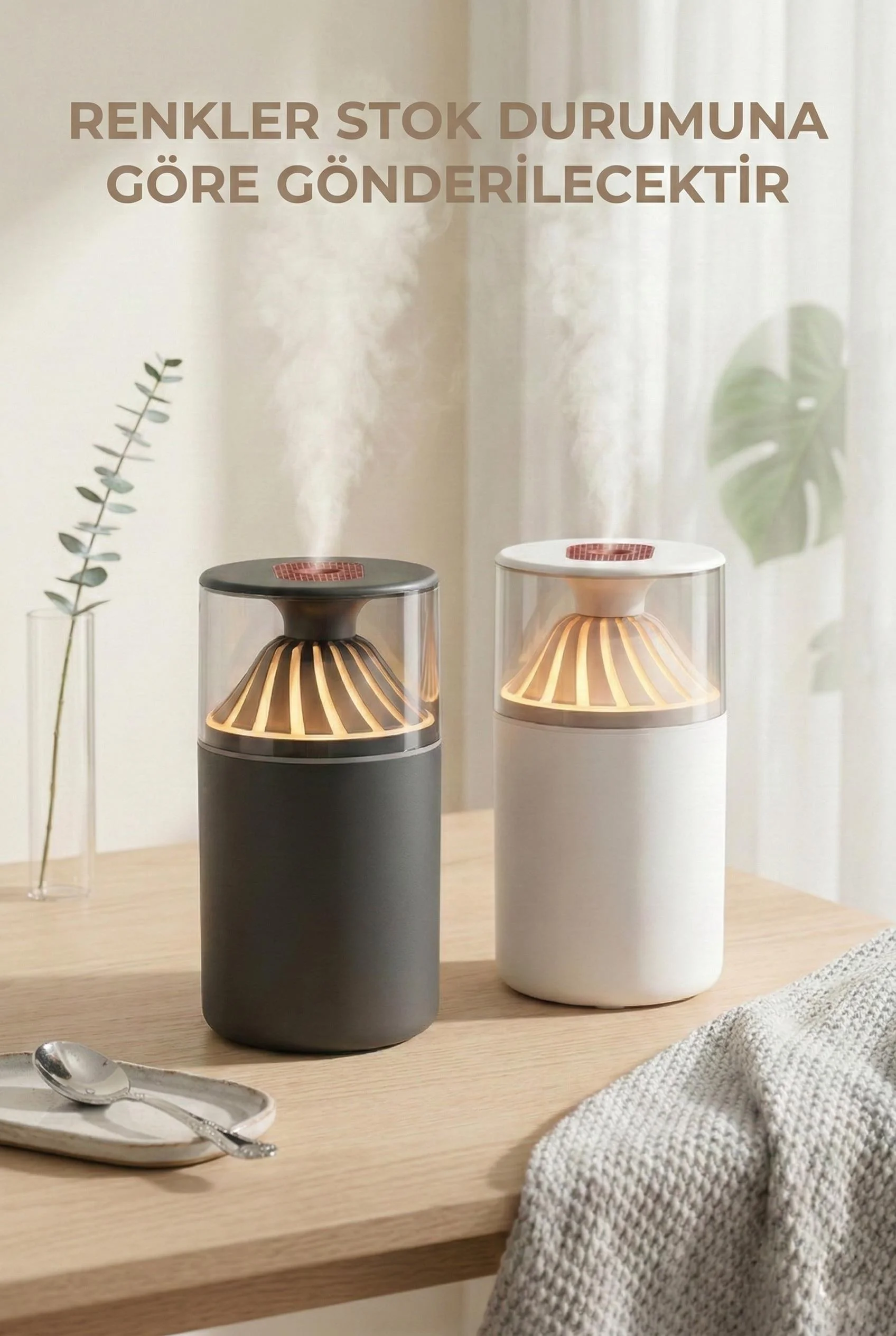 350 ml LED Işıklı Hava Nemlendirici & Modern Oda Kokusu Difüzörü görsel 4