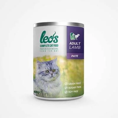Kuzu Etli Pate Yetişkin Kedi Konservesi 6 Adet 400 Gr
