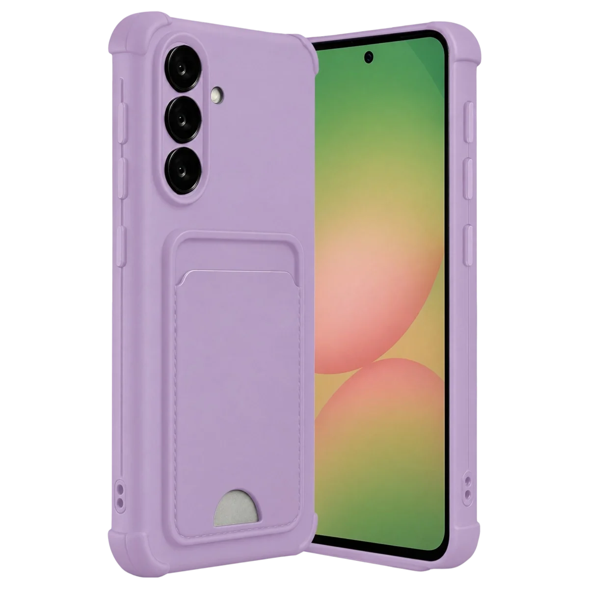 Samsung Galaxy A17 5g Kelvin Kartvizitli Silikon - Lila