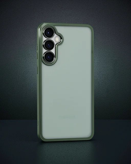Samsung Galaxy S23 Fe Kılıf Razer Lensli Silikon - Yeşil