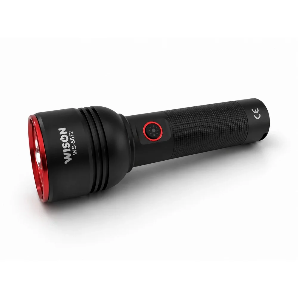 WS-5572 20Watt 2000 Lümen Uzun Menzilli USB Type-C Şarjlı El Feneri