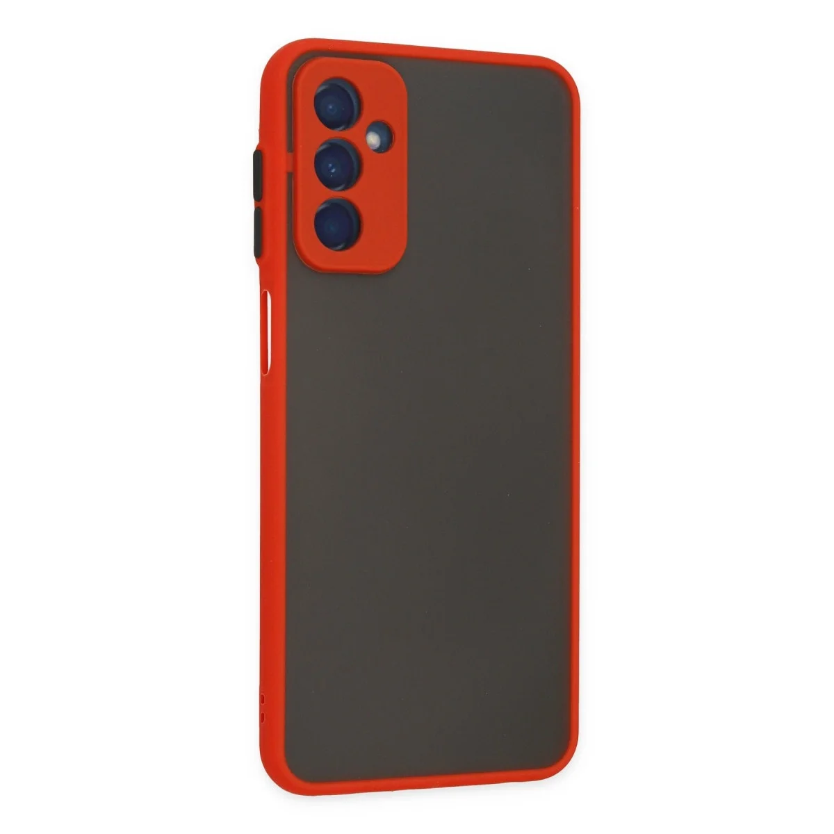 Samsung Galaxy M13 Kılıf Montreal Silikon Kapak - Kırmızı görsel 2