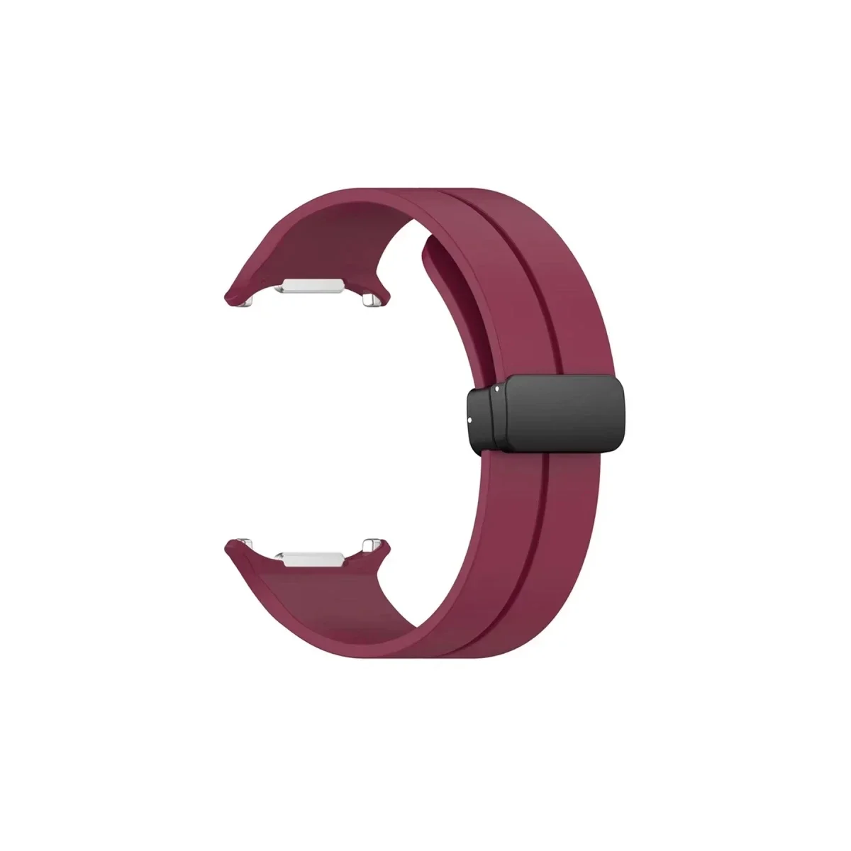 Watch 7 Ultra KR418 Tender Silikon Kordon - Bordo görsel 3