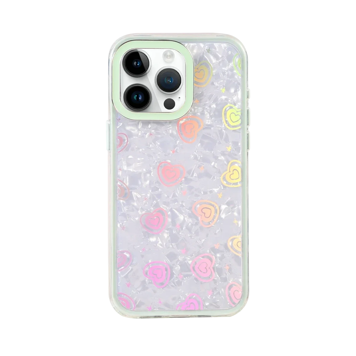 Apple iPhone 14 Lumi Desenli Kapak - Yeşil görsel 3