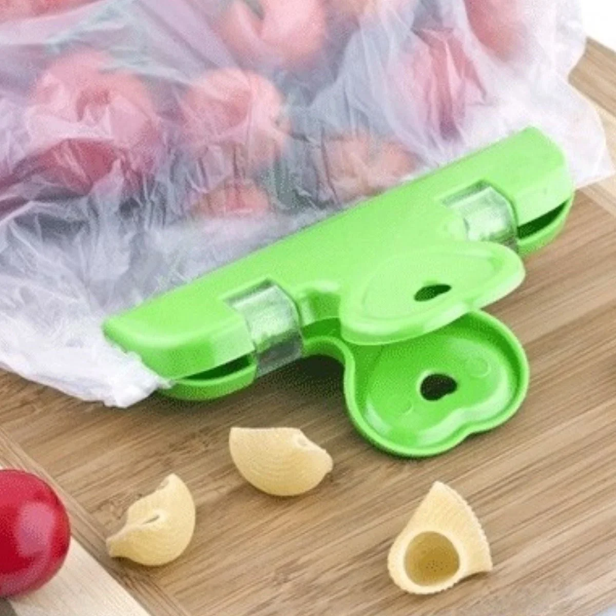 2li Pratik Torba Paket Ve Poşet Kapatıcı Kilitli Klips Mandal görsel 2