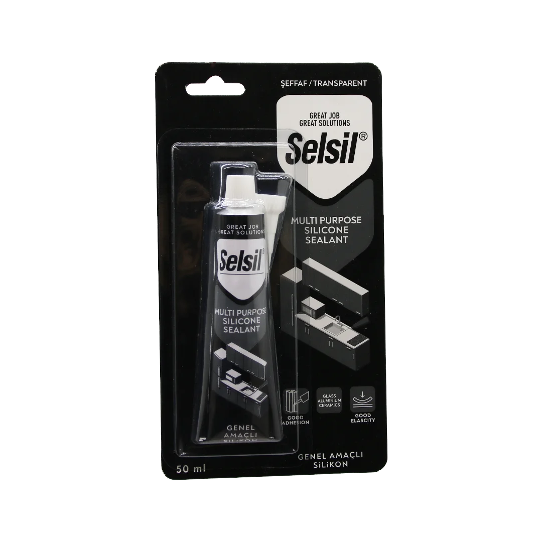 Şeffaf Genel Amaçlı Tüp Silikon 50ml