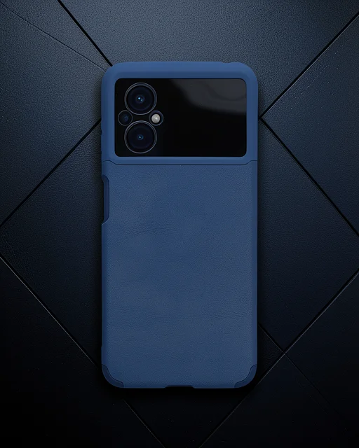 Xiaomi Poco M5 Kılıf Loop Deri Silikon - Lacivert