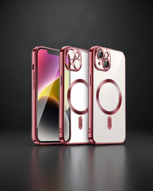 Apple İphone 13 Kılıf Kross Magneticsafe Kapak - Kırmızı
