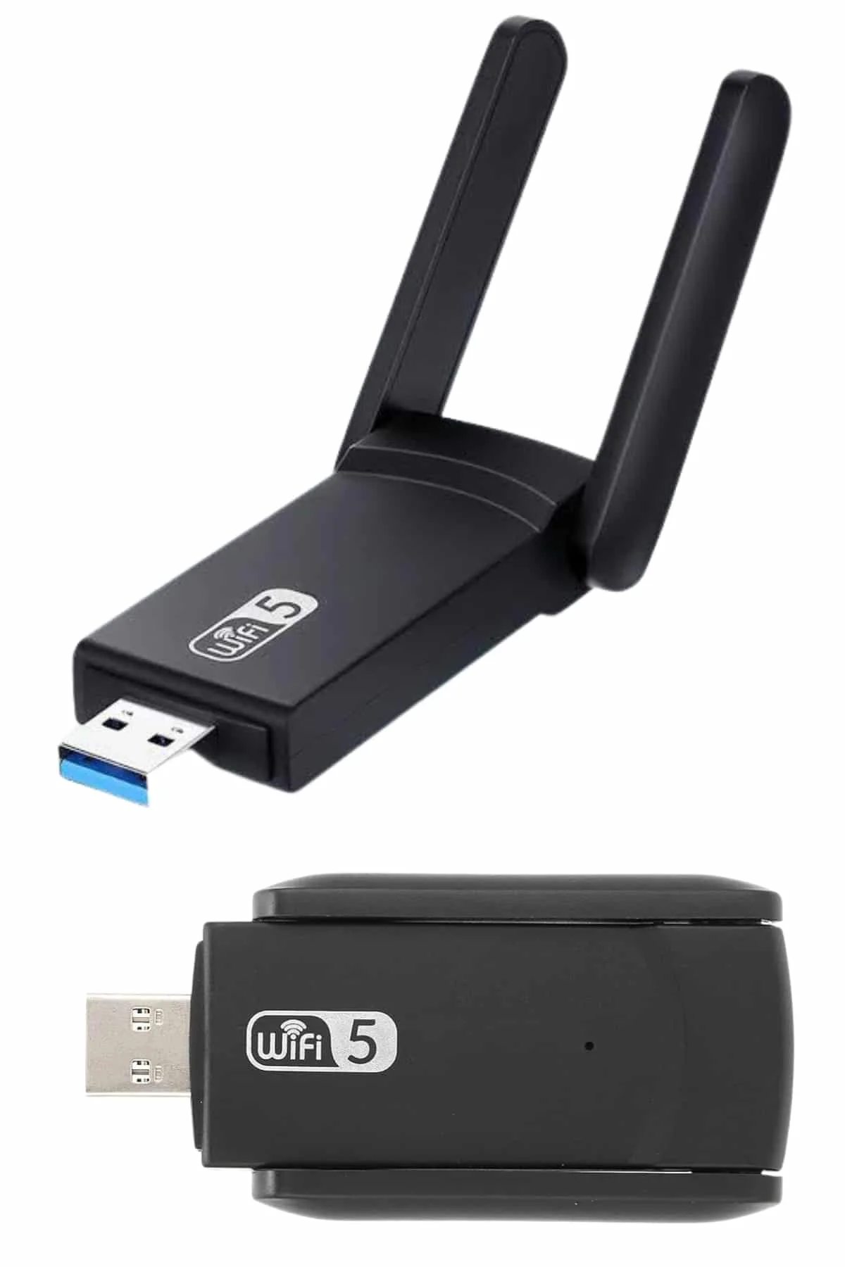 Mbps Wifi Alıcı Kablosuz Wifi Adaptörü Çift Band Çift Antenli görsel 4