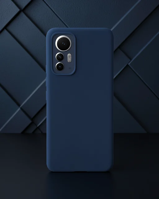 Xiaomi Mi 12 Lite Kılıf Nano İçi Kadife Silikon - Lacivert
