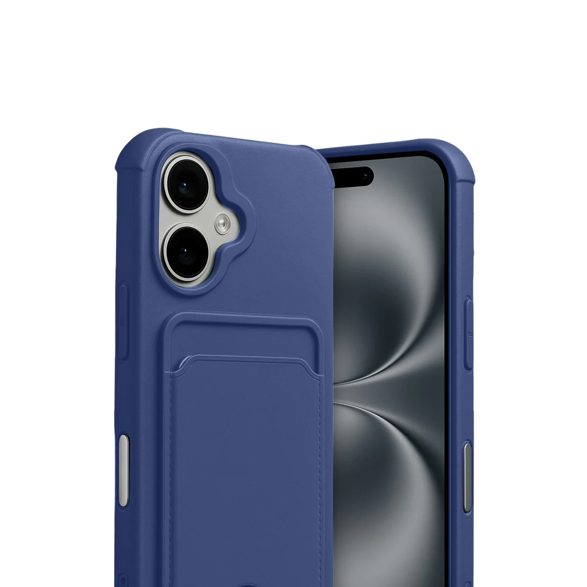 Apple İphone 17 Kelvin Kartvizitli Silikon - Lacivert görsel 2
